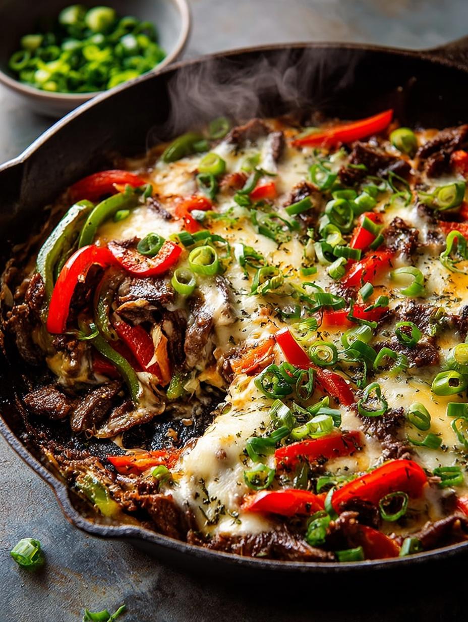 Delicious Cheesesteak Skillet: 6 Simple Steps - Cheesesteak Skillet - main visual representation
