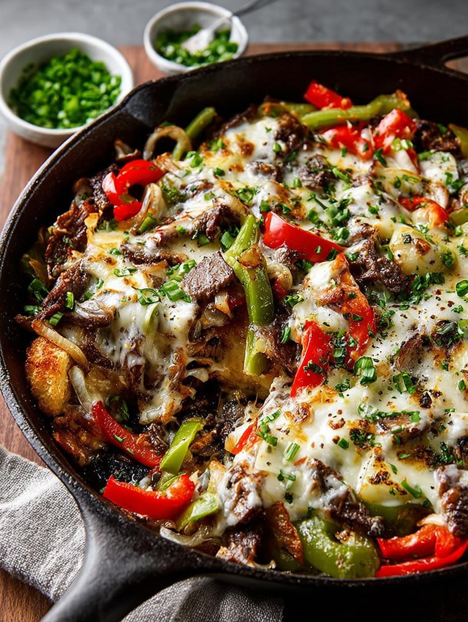 Delicious Cheesesteak Skillet: 6 Simple Steps - Cheesesteak Skillet - additional detail
