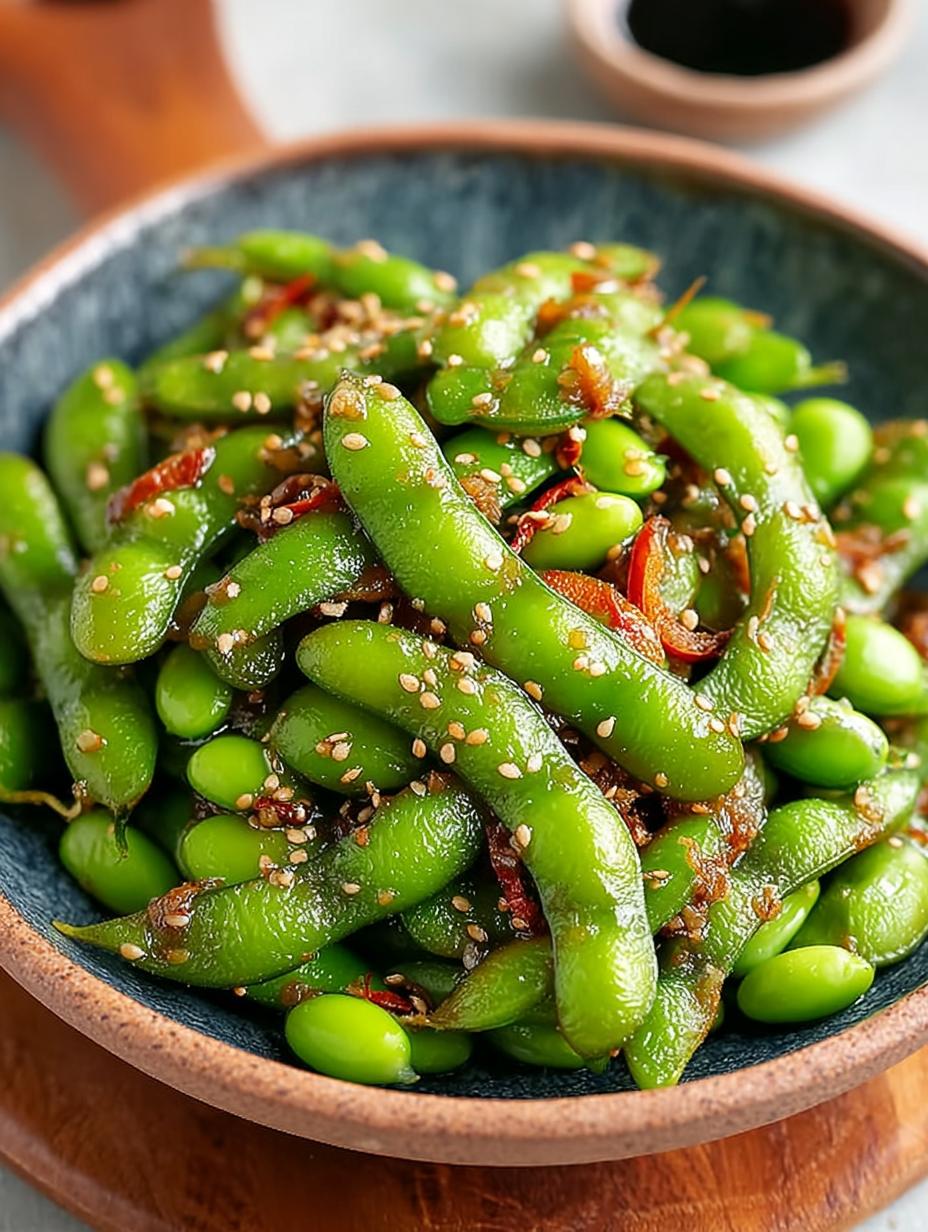 Irresistible Garlic Edamame Recipe Ready in 10 Minutes - Garlic Edamame - main visual representation