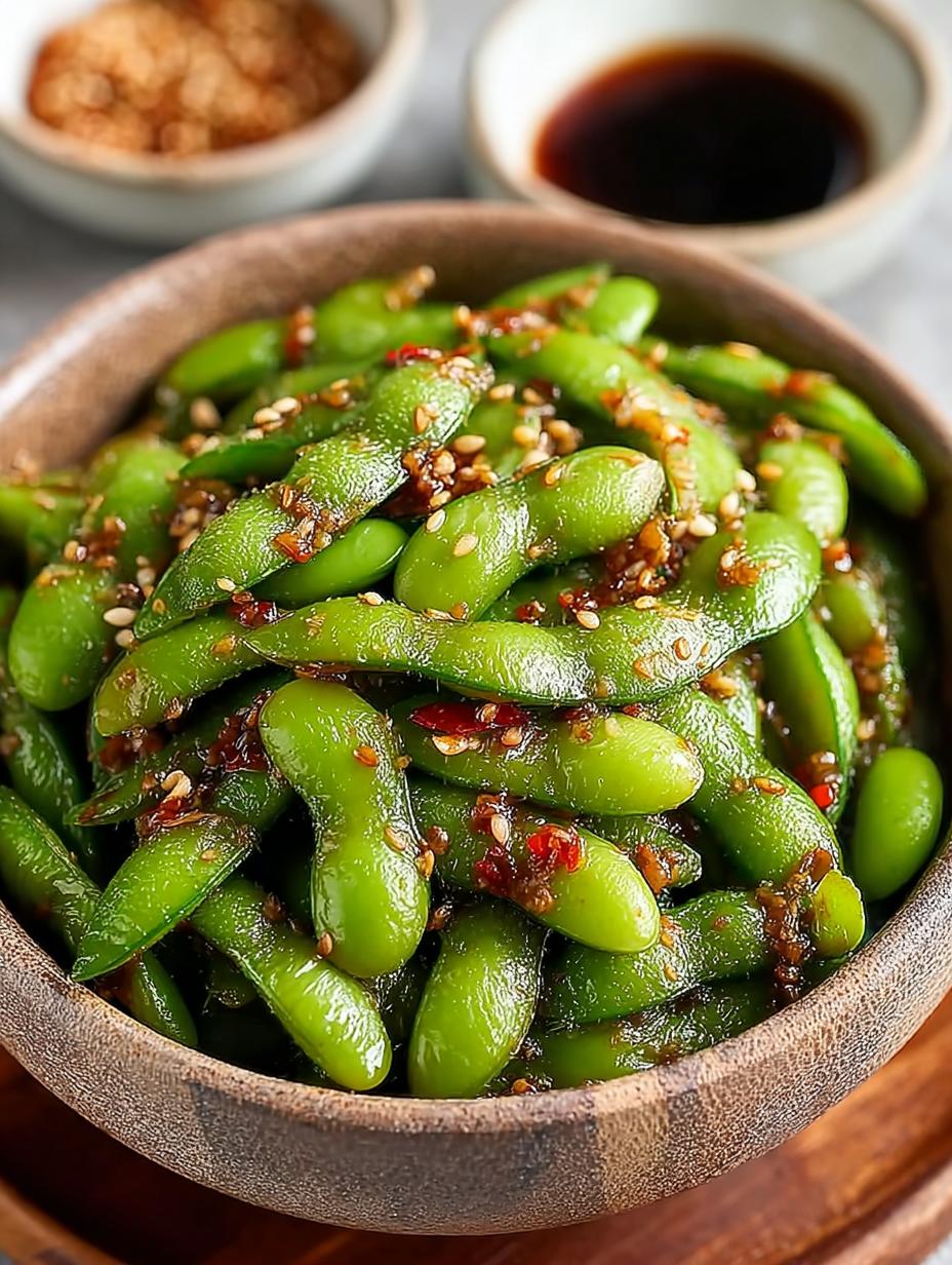 Irresistible Garlic Edamame Recipe Ready in 10 Minutes - Garlic Edamame - additional detail