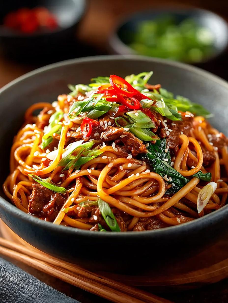 Easy Szechuan Noodles That Will Ignite Your Tastebuds - Szechuan Noodles - additional detail