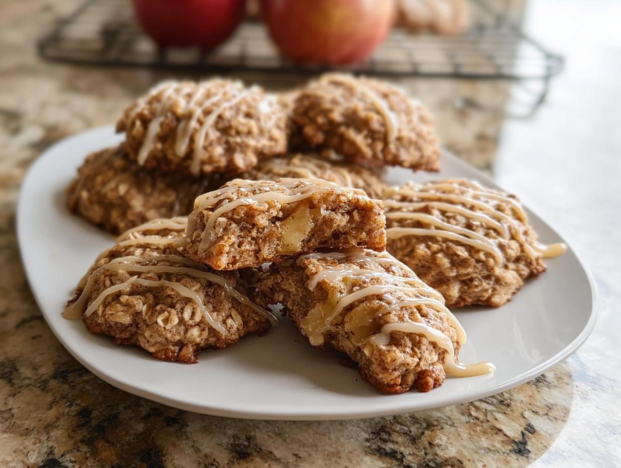 Apple Cinnamon Oatmeal Cookies