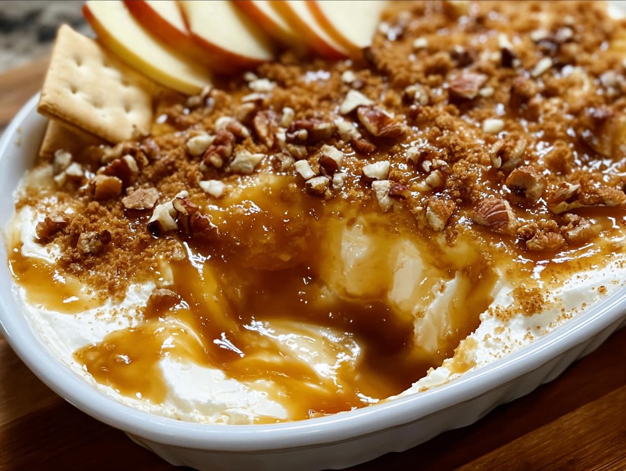 Caramel Apple Cheesecake Dip: 1 Fantastic Treat - Caramel Apple Cheesecake Dip - main visual representation