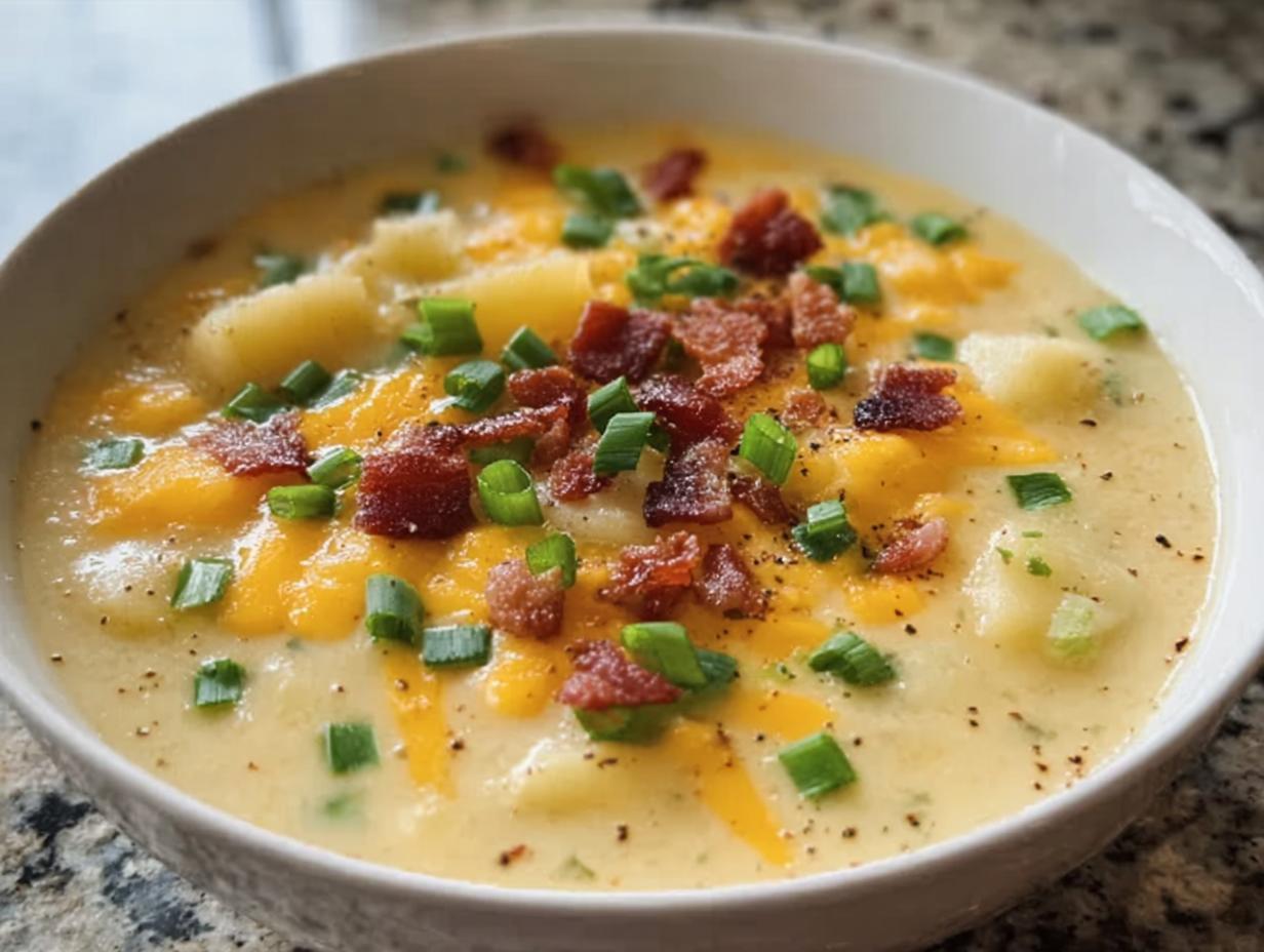 Cheddar Cheese Potato Soup: 4 Amazing Ways - Cheddar Cheese Potato Soup - additional detail