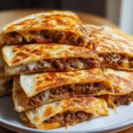 Cheese Beef Quesadilla