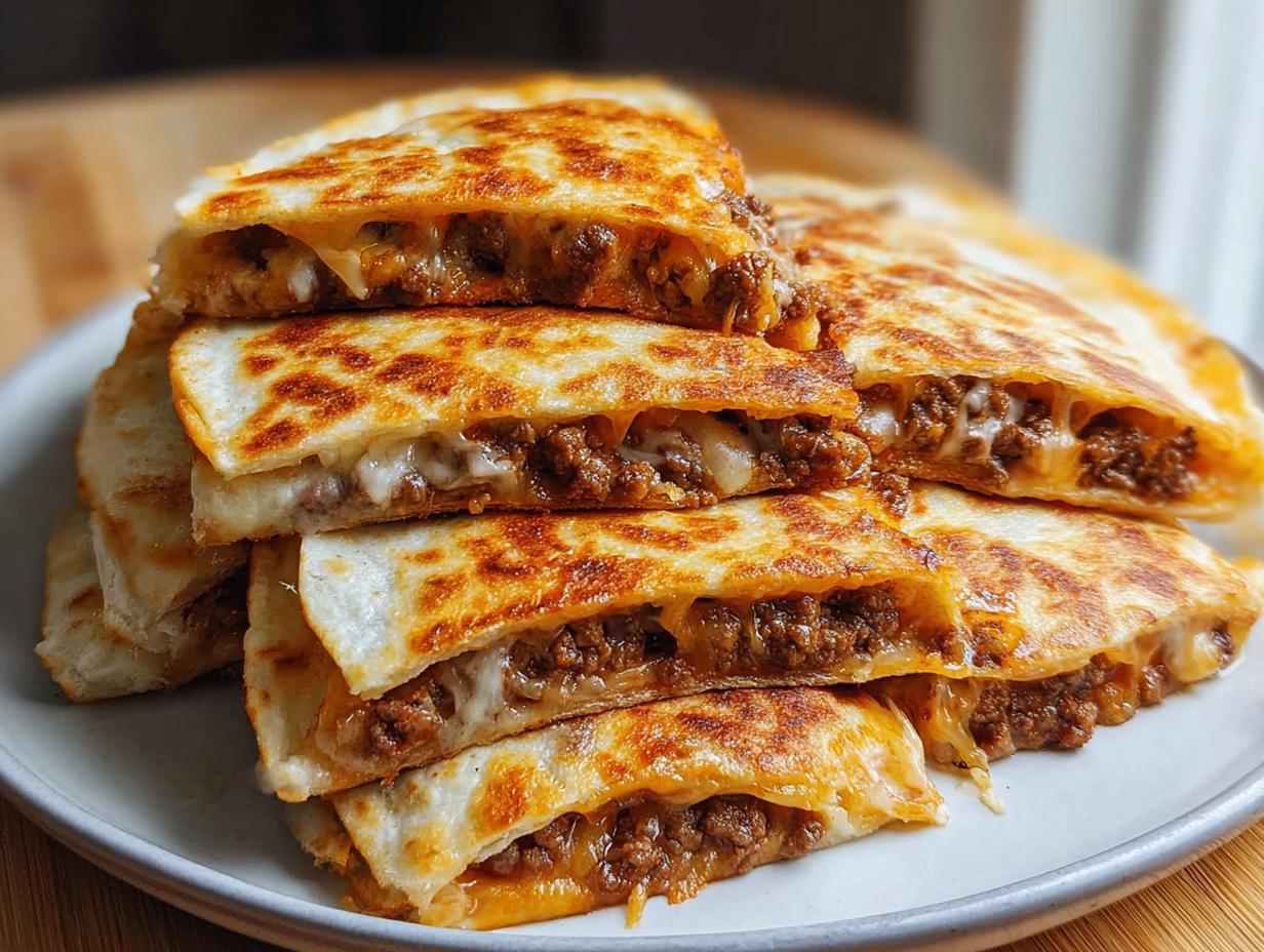 Cheese Beef Quesadilla
