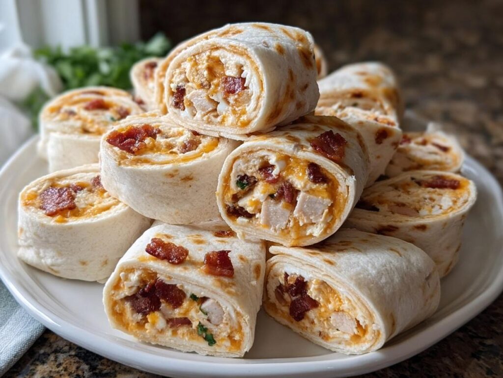 Chicken Bacon Ranch Pinwheels