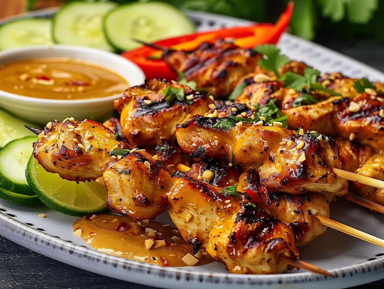 Chicken Satay Thai Peanut - Chicken Satay Thai Peanut - additional detail