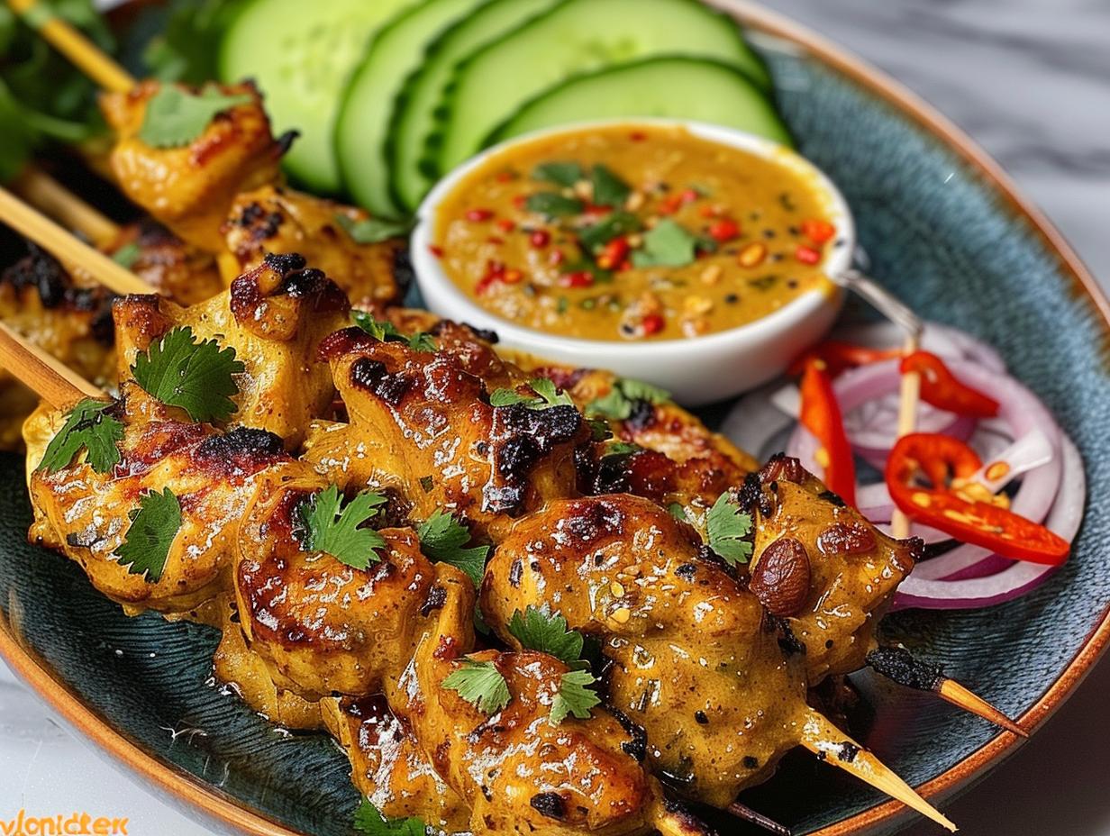 Chicken Satay Thai Peanut - Chicken Satay Thai Peanut - additional detail