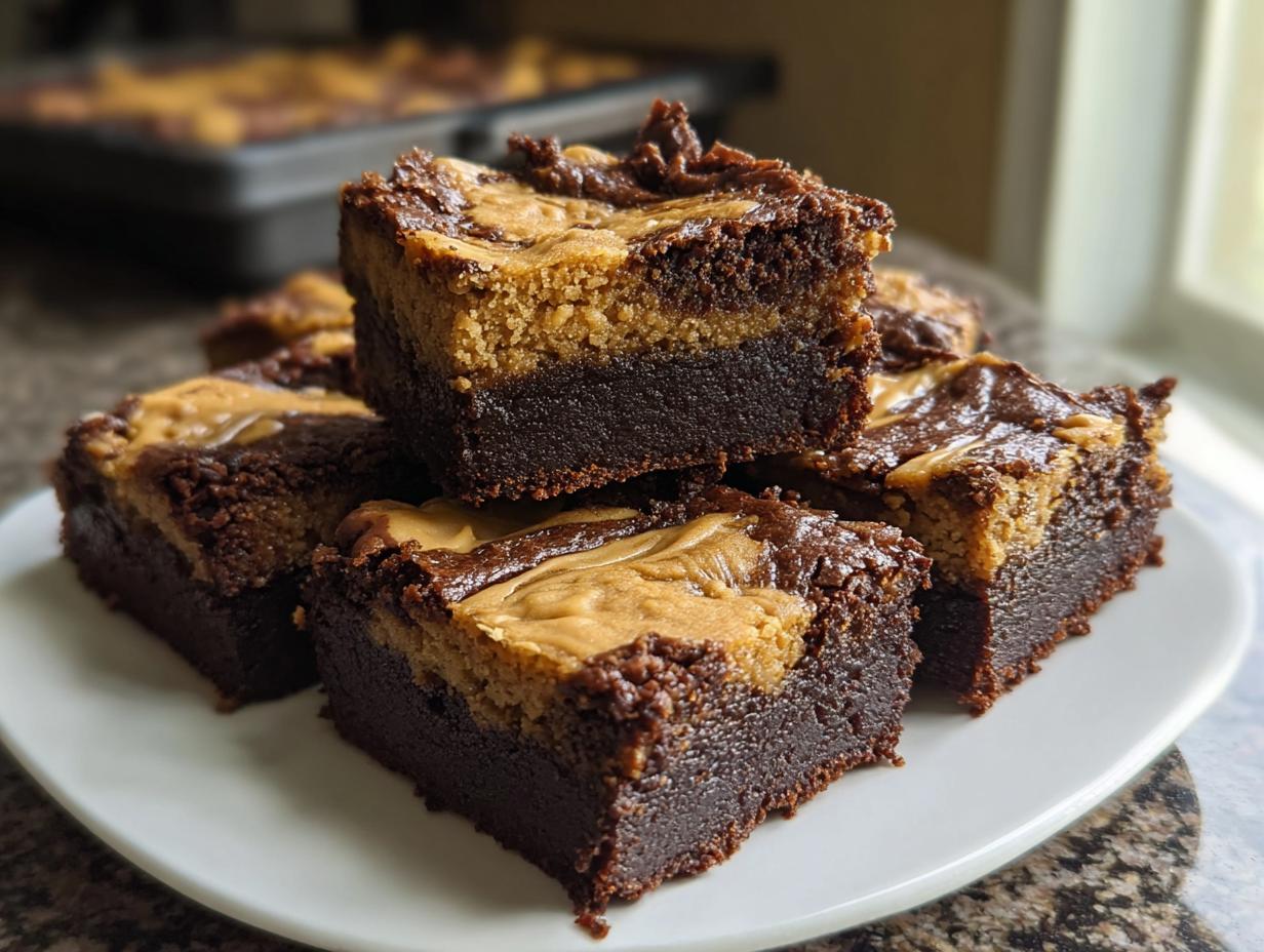 Chocolate Chip Cookie Brownies: 1 Divine Dessert - Chocolate Chip Cookie Brownies - additional detail
