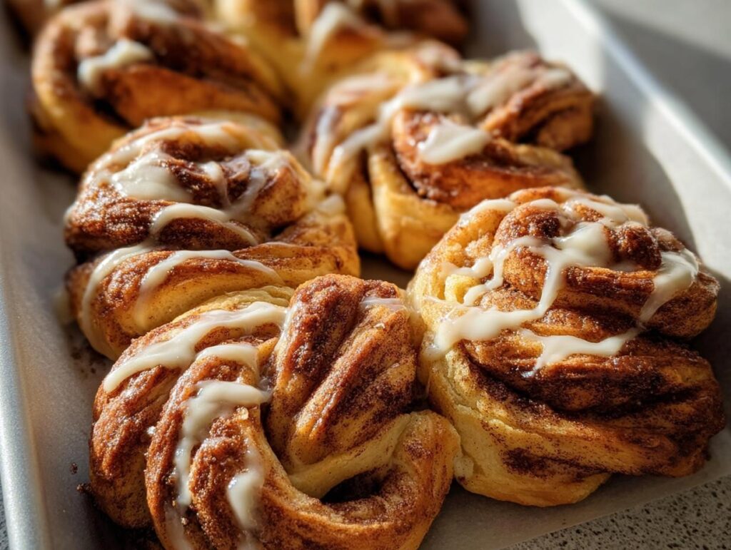 Cinnamon Knots Coffee Icing