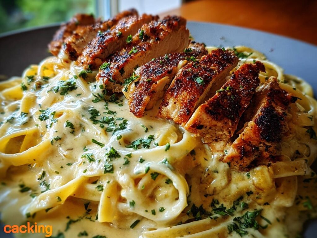 Creamy Cajun Chicken Fettuccine