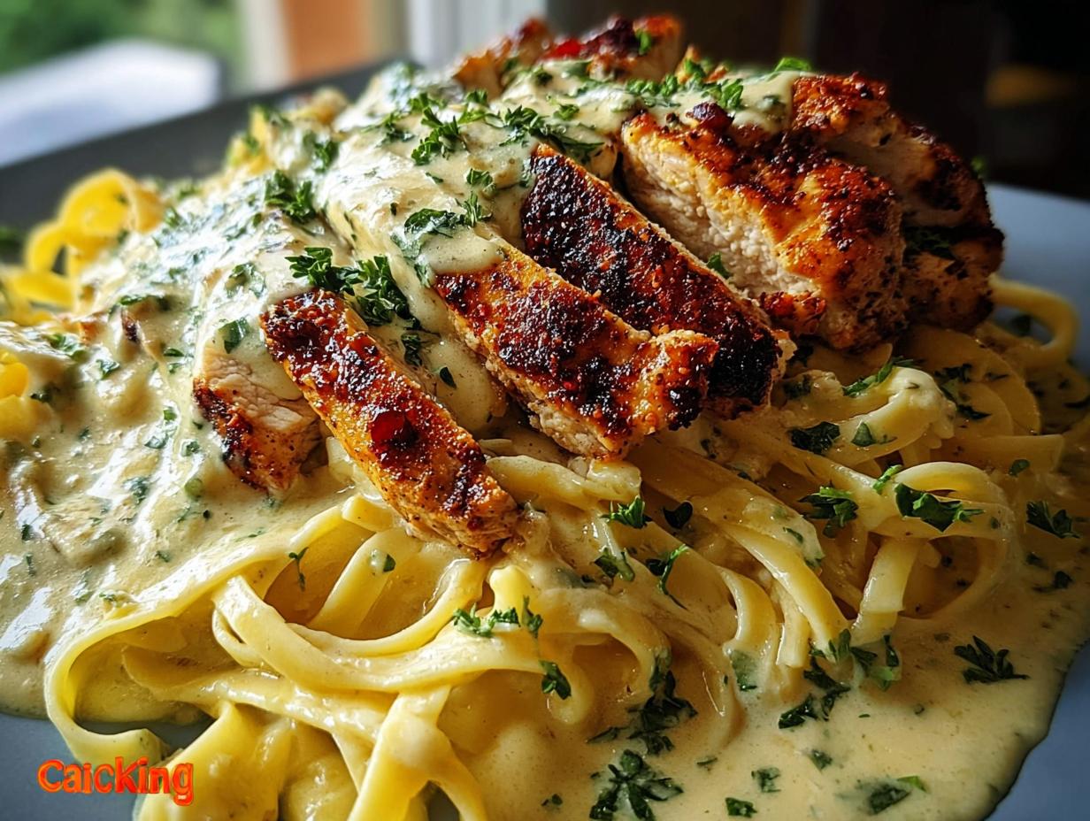 Creamy Cajun Chicken Fettuccine: Amazing Flavor - Creamy Cajun Chicken Fettuccine - additional detail