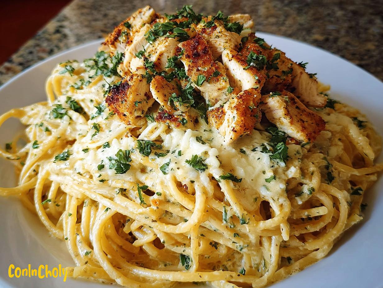 Creamy Cajun Chicken Spaghetti: 35 Min Flavor Bomb - Creamy Cajun Chicken Spaghetti - additional detail