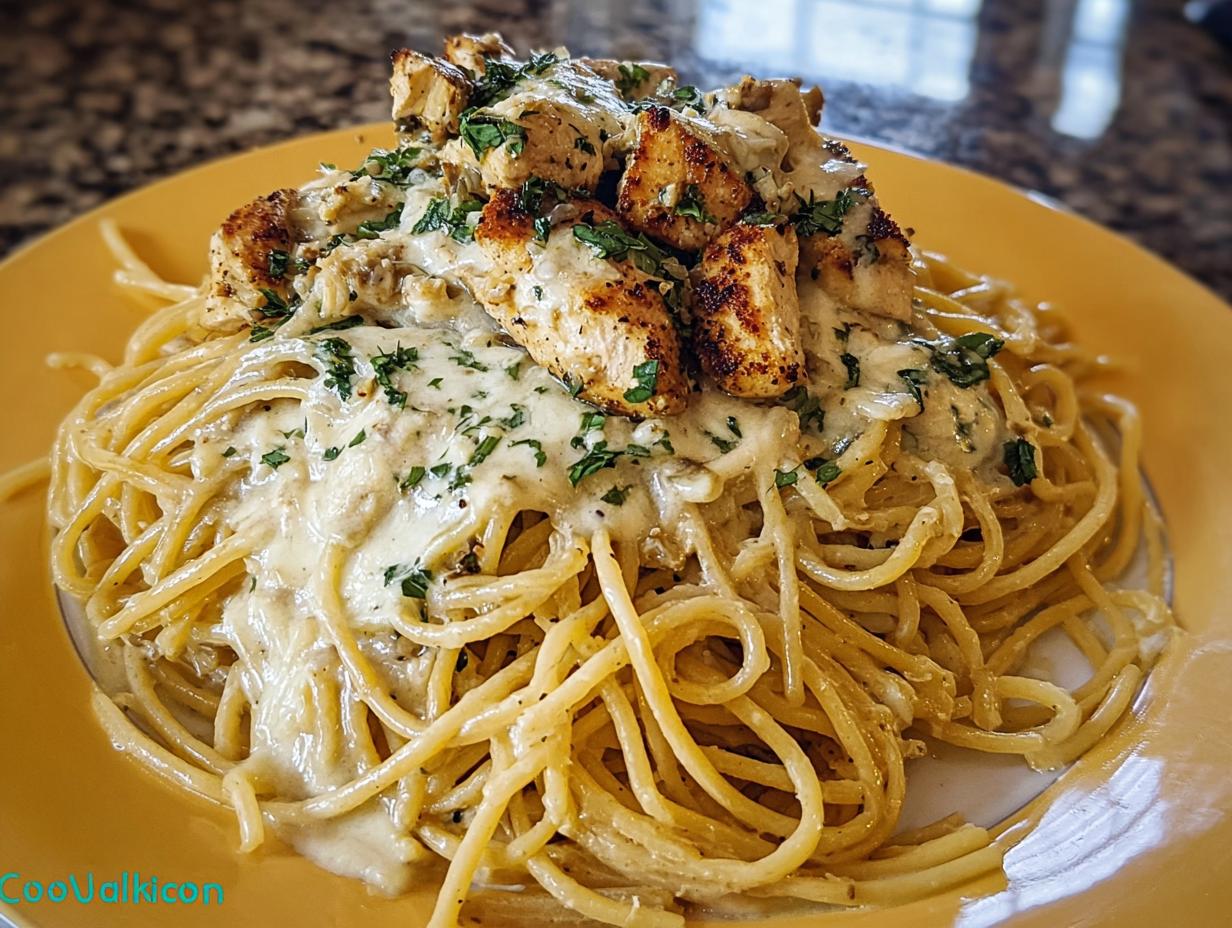 Creamy Cajun Chicken Spaghetti: 35 Min Flavor Bomb - Creamy Cajun Chicken Spaghetti - additional detail