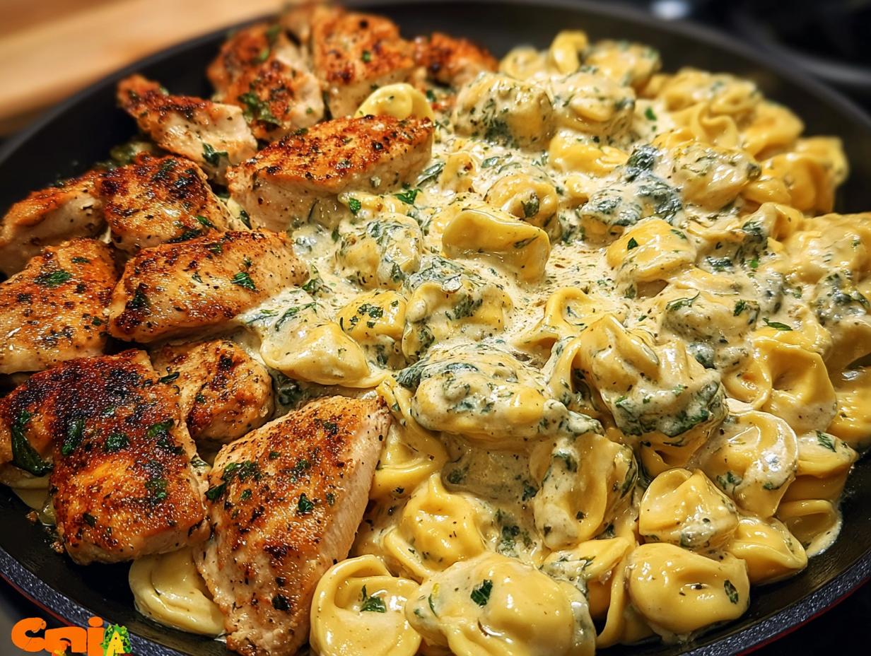 Creamy Cajun Chicken Tortellini Perfection - Creamy Cajun Chicken Tortellini - main visual representation