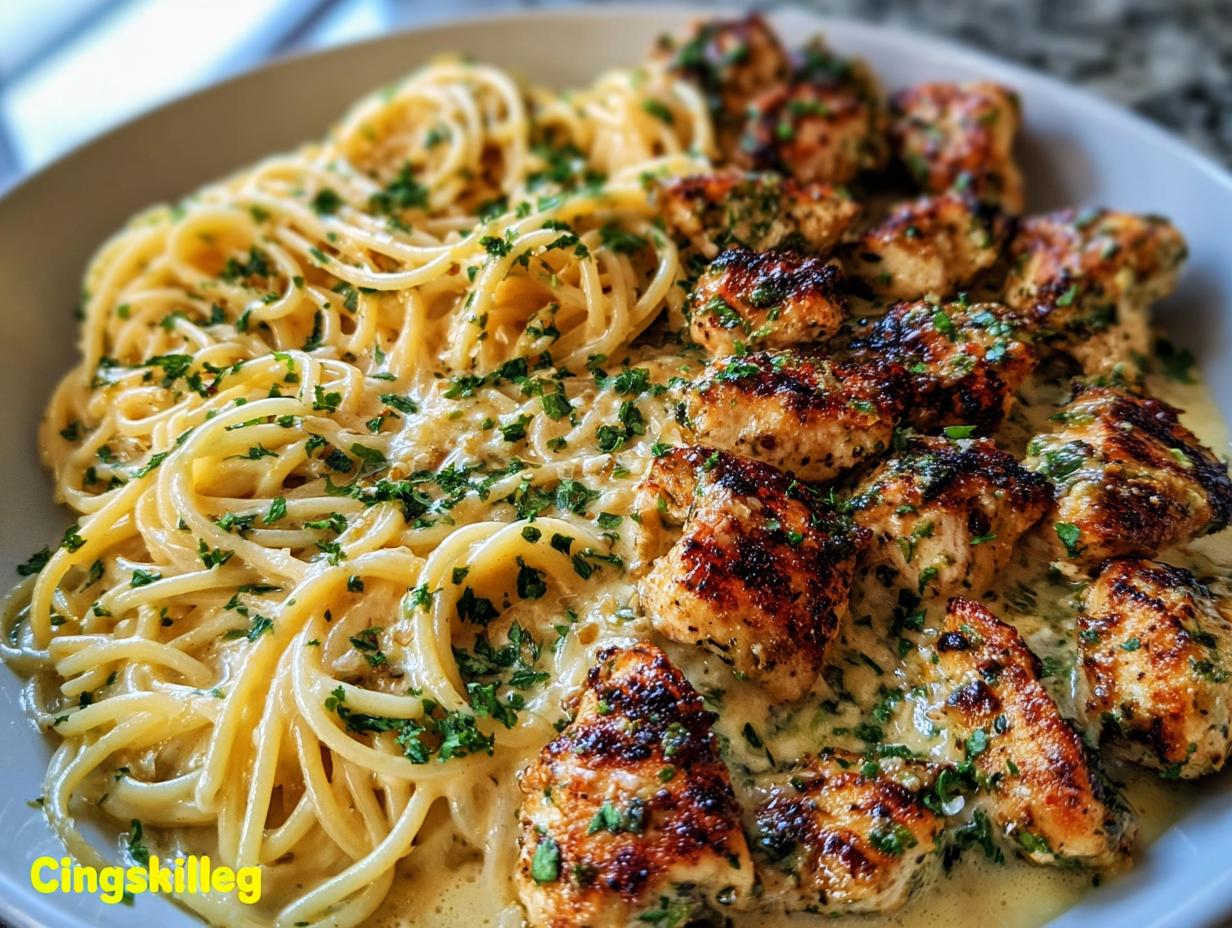 Creamy Garlic Parmesan Chicken: 2-Day Dream - Creamy Garlic Parmesan Chicken - additional detail