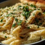 Creamy Garlic Penne Pasta
