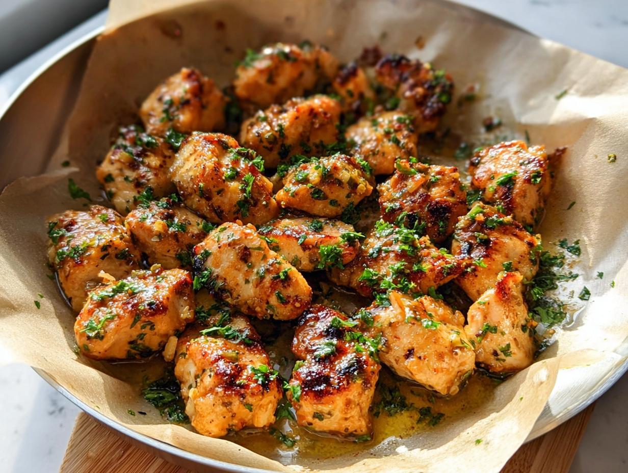 Taste 12 Amazing Garlic Butter Chicken Bites - Garlic Butter Chicken Bites - additional detail