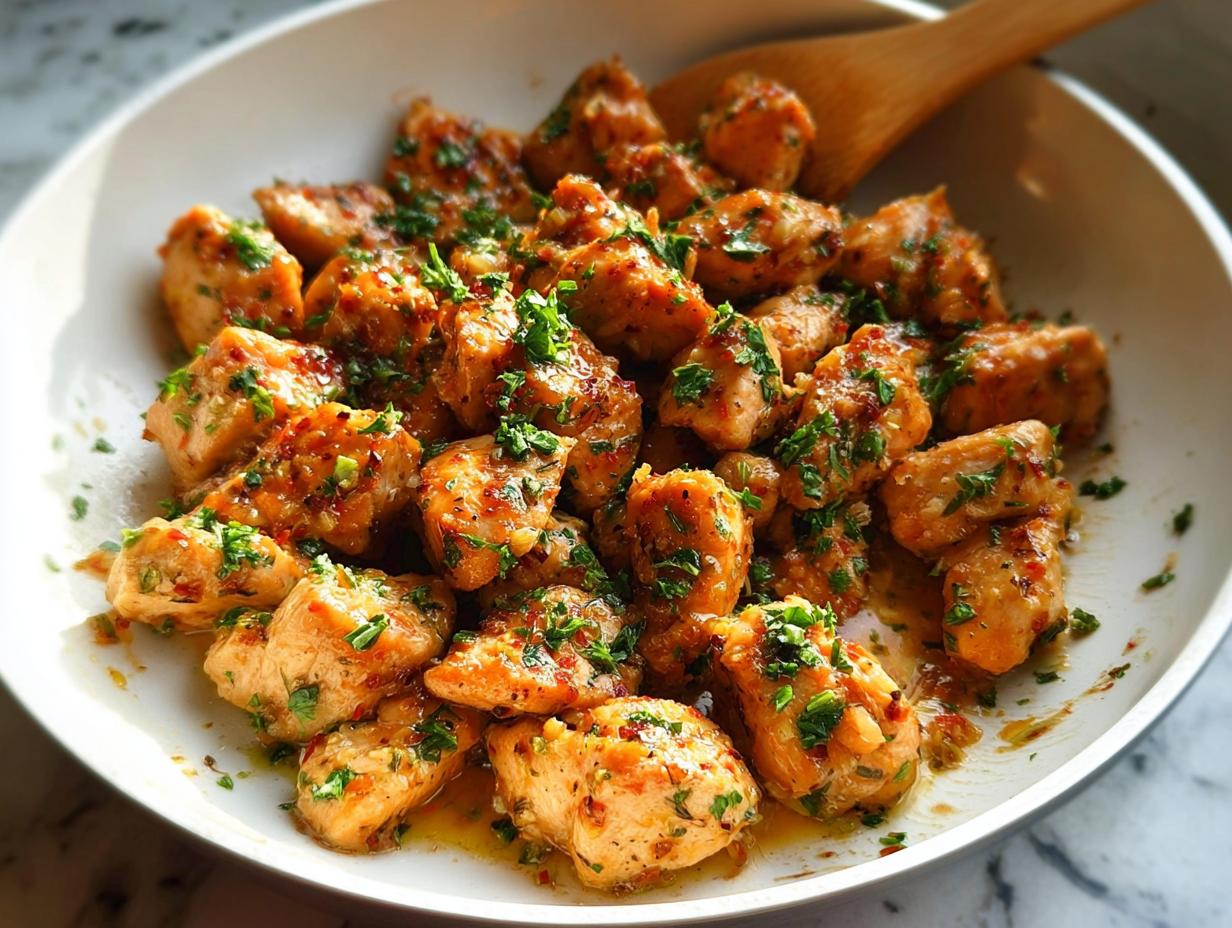 Garlic Butter Chicken Bites