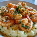 Garlic Butter Shrimp Mashed