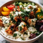 Greek Chicken Bowls Creamy