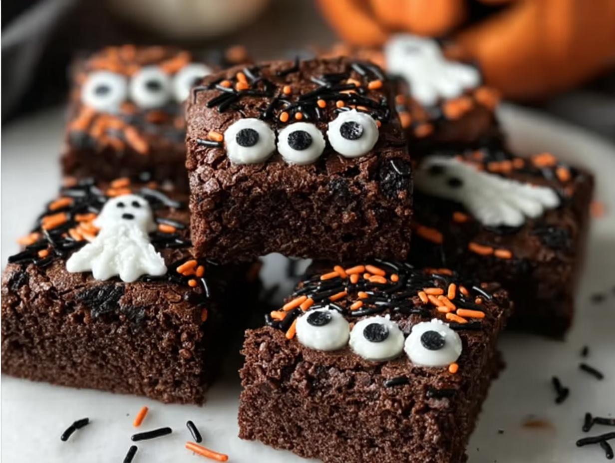 Halloween Brownie: Easy, Fudgy & Fun - Halloween Brownie - additional detail