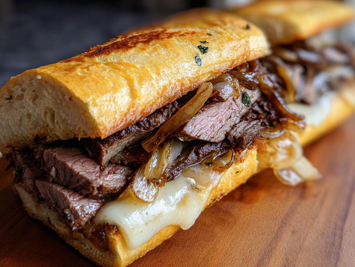 Herb Butter Steak Sandwich: Flavor explosion - Herb Butter Steak Sandwich - additional detail