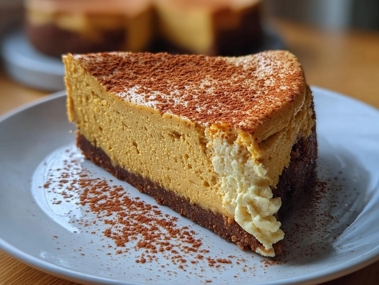 Keto Pumpkin Cheesecake: Amazing Fall Treat - Keto Pumpkin Cheesecake - additional detail