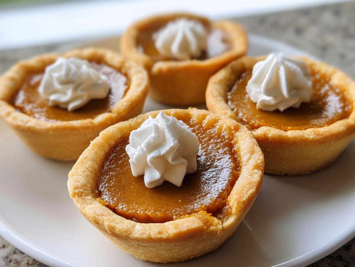 Mini Maple Pumpkin Pies