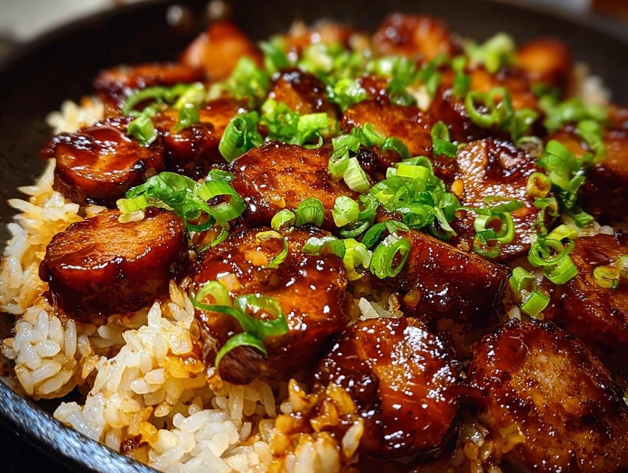 One Pan Sweet Tangy Sausage Rice: 30 Minute Deal - One Pan Sweet Tangy - additional detail