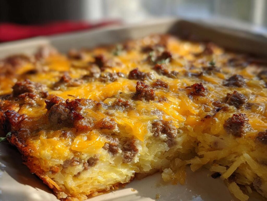 Sausage Hash Brown Breakfast