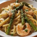 Shrimp Asparagus Pasta