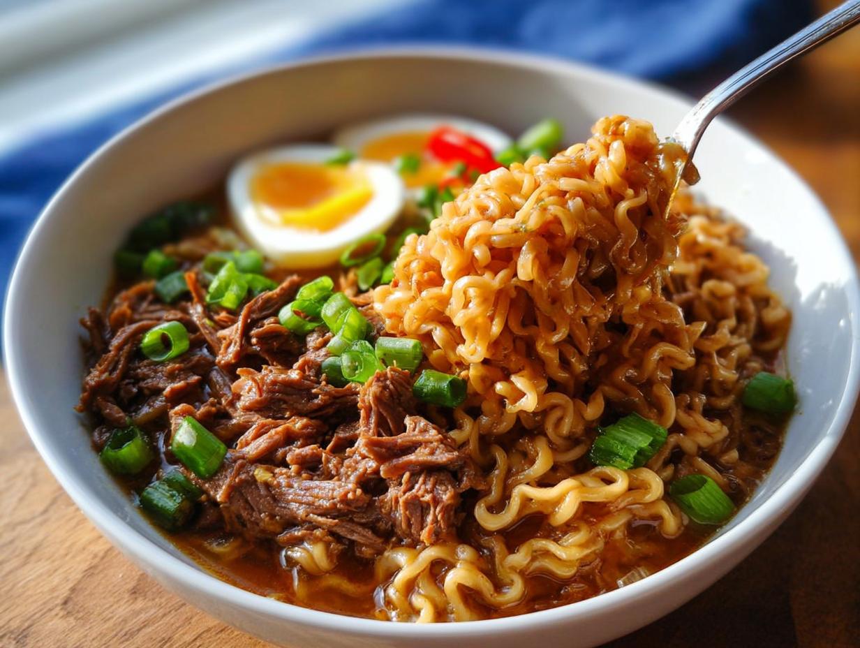 Amazing Slow Cooker Beef Ramen 2 Lbs - Slow Cooker Beef Ramen - additional detail