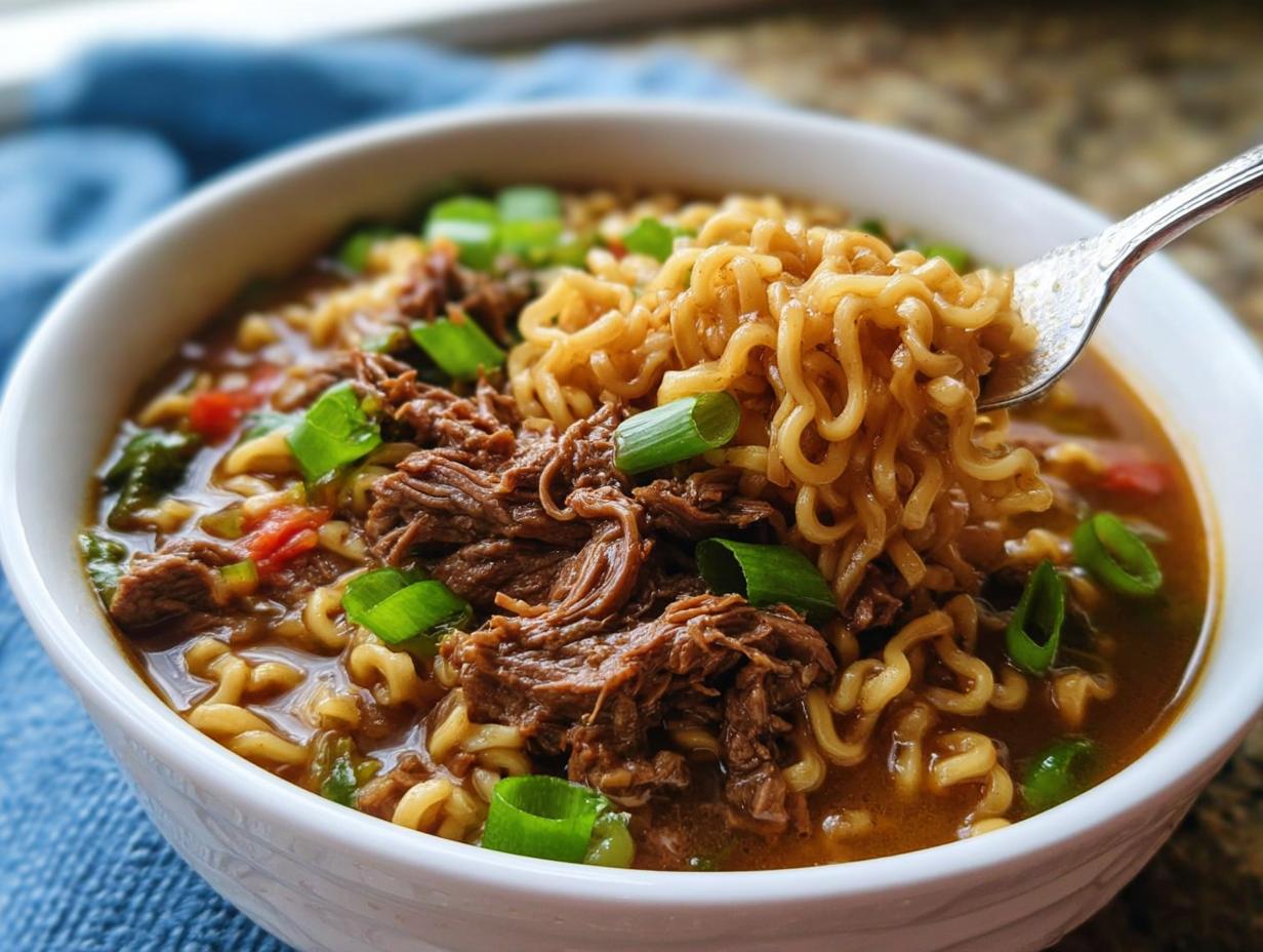 Amazing Slow Cooker Beef Ramen 2 Lbs - Slow Cooker Beef Ramen - additional detail