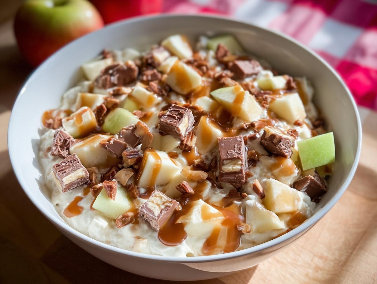 Snickers Apple Salad: 15 Min Magic - Snickers Apple Salad - additional detail