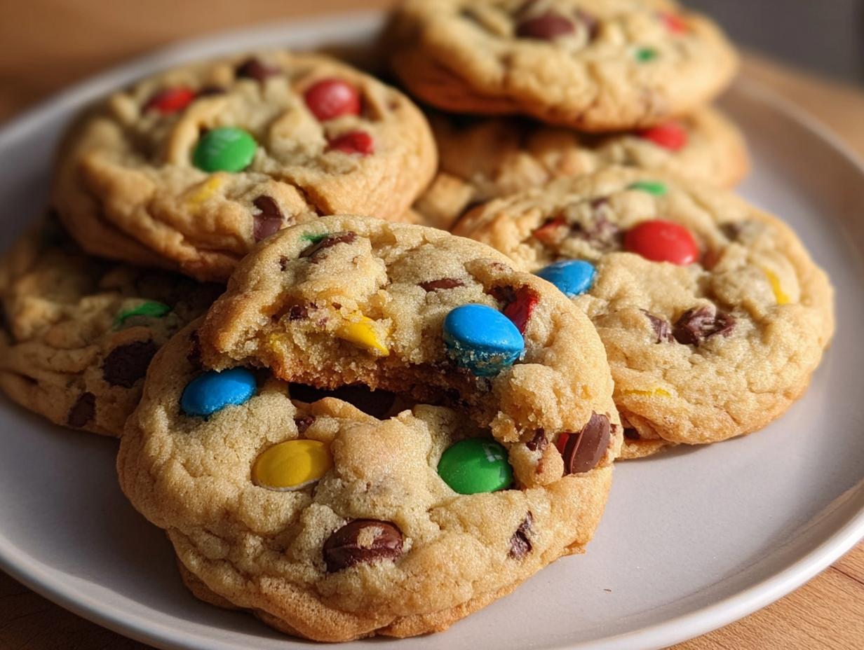 Soft Chewy M&M Cookies: 1 AMAZING Recipe - Soft Chewy Mandm Cookies - additional detail