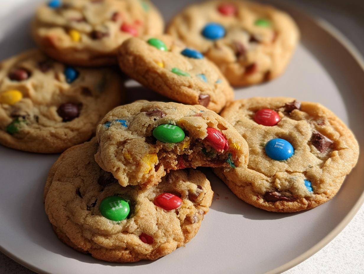 Soft Chewy Mandm Cookies