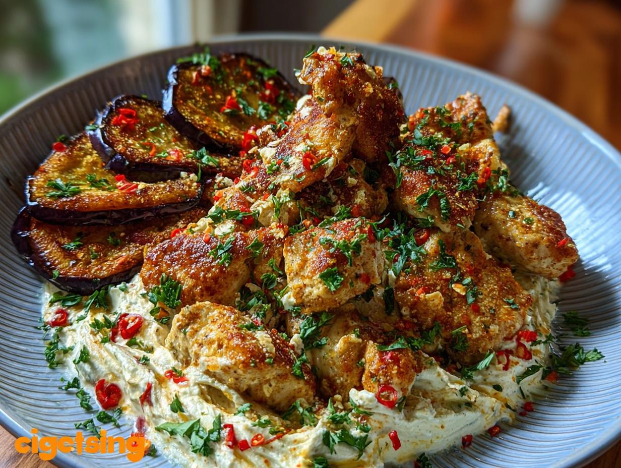 Spicy Whipped Feta Chicken