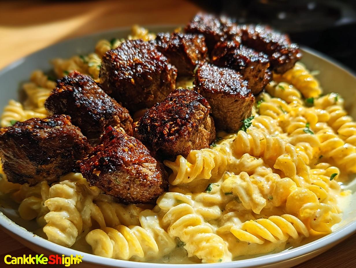 Amazing Steak Bites Cheesy Rotini That Wows - Steak Bites Cheesy Rotini - additional detail