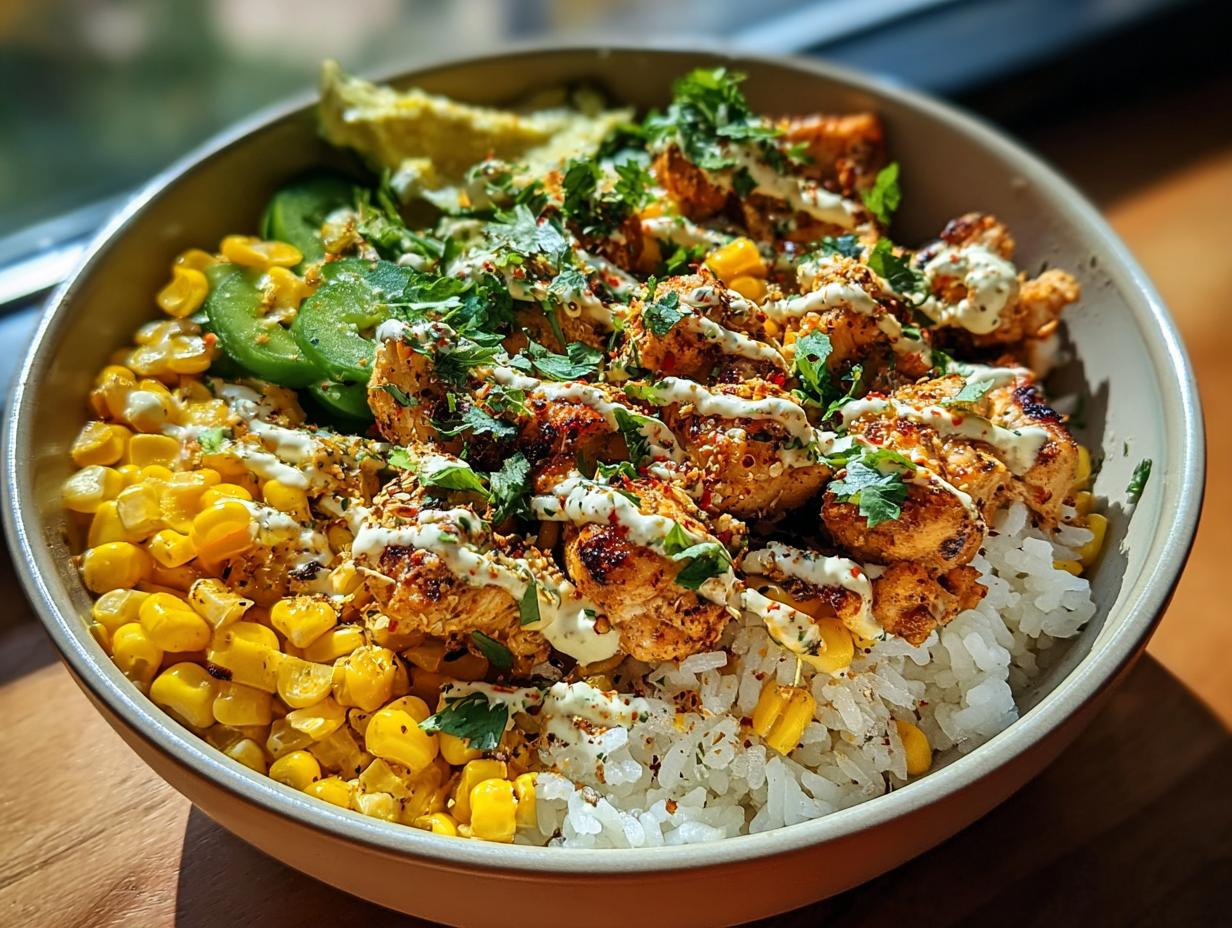 Street Corn Chicken Rice