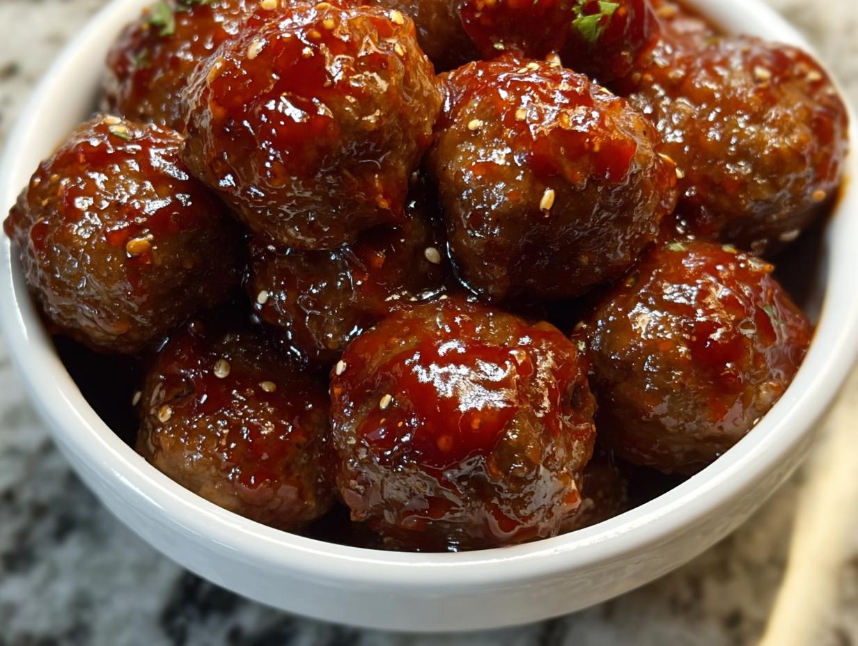Sweet Chili Meatballs: Make 32 oz Easy Bites - Sweet Chili Meatballs - main visual representation