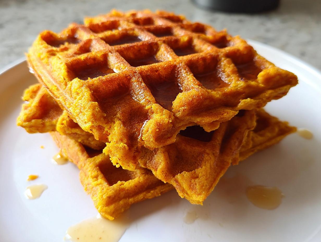 Two ingredient sweet potato waffles: Incredible Morning Meal - Two Ingredient Sweet Potato - additional detail