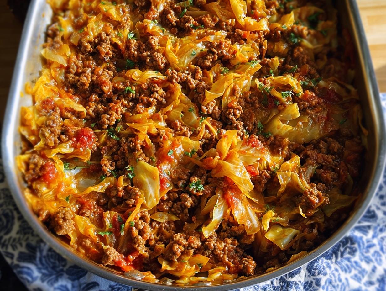 Unstuffed Cabbage Rolls: Amazing 35 Minute Bake - Unstuffed Cabbage Rolls - additional detail