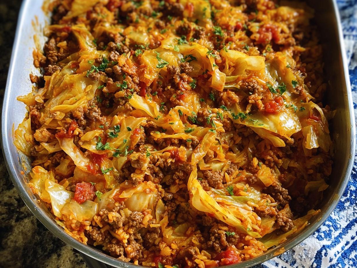 Unstuffed Cabbage Rolls: Amazing 35 Minute Bake - Unstuffed Cabbage Rolls - additional detail