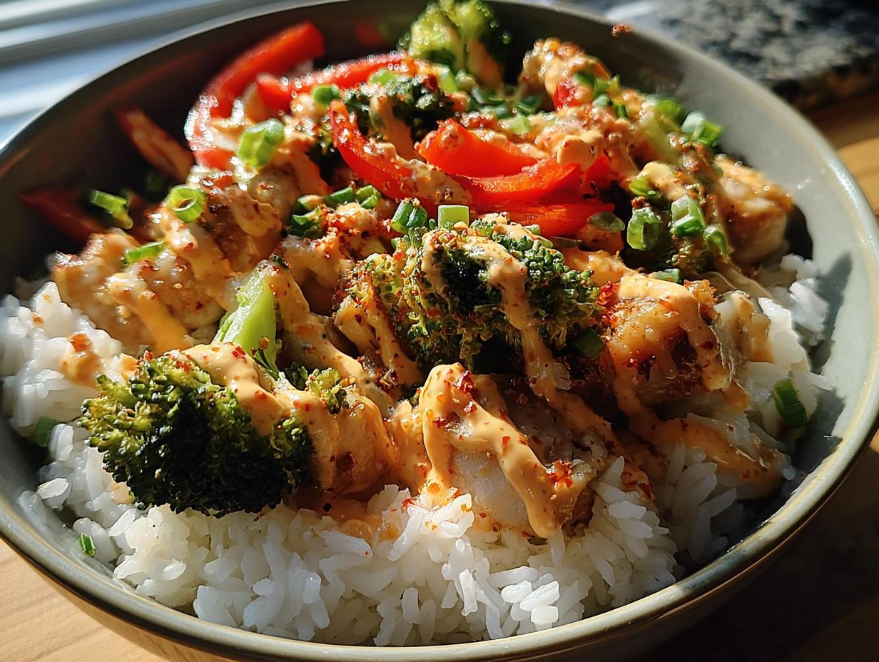 Bang Bang Chicken Bowl: Flavor Explosion - Bang Bang Chicken Bowl - main visual representation