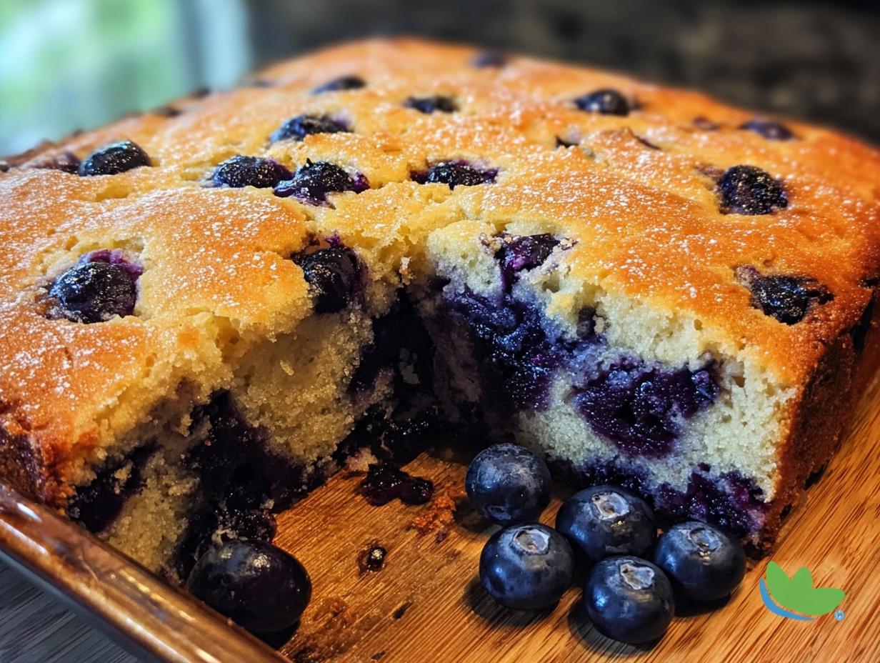 Blueberry Buttermilk Breakfast Cake