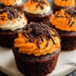 Brownie Cupcake Halloween Treats