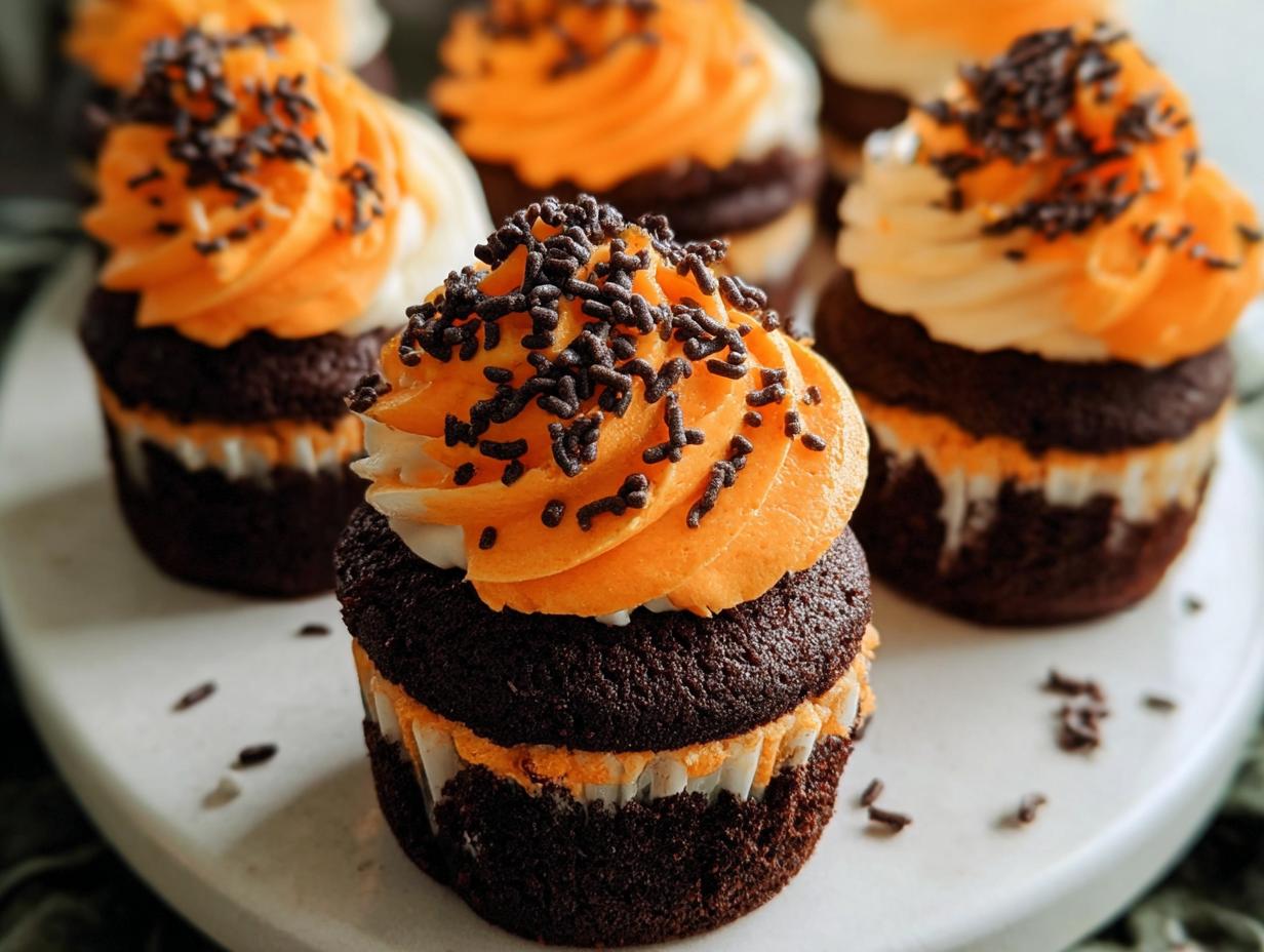 Spooky Brownie Cupcake Halloween Treats - ingredients for brownie cupcakes