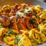 Cajun Garlic Chicken Tortellini